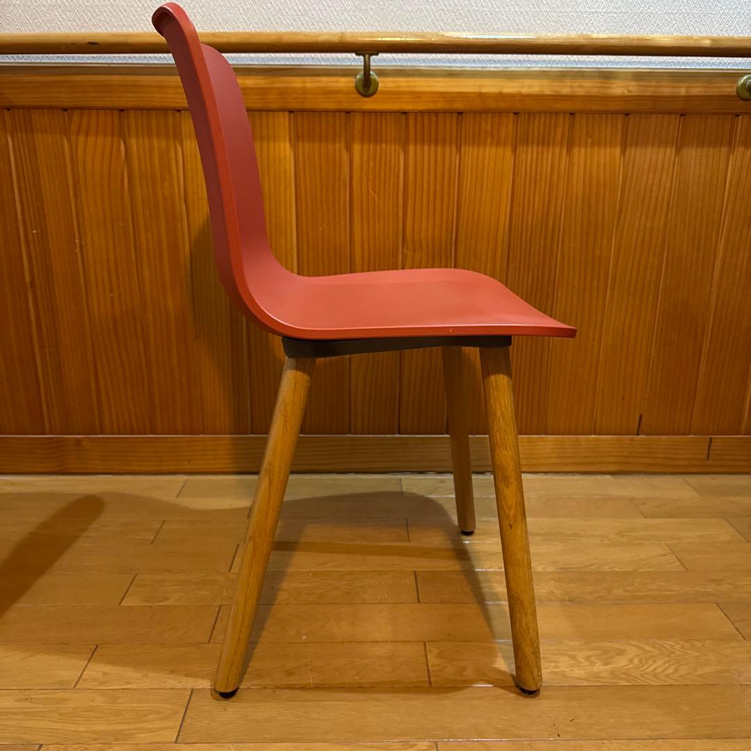Vitra ヴィトラ HAL Wood チェア レッド　引取りお値引5,000円