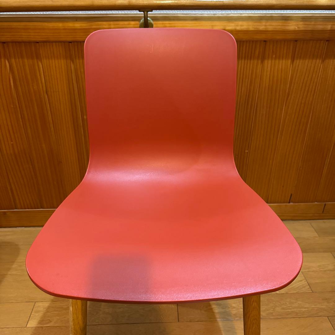 Vitra ヴィトラ HAL Wood チェア レッド　引取りお値引5,000円
