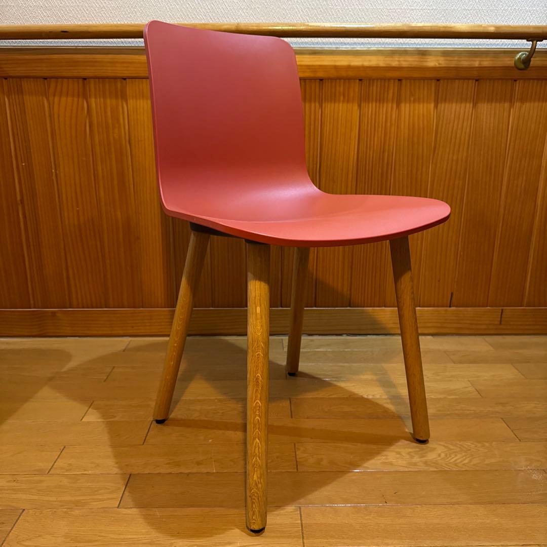 Vitra ヴィトラ HAL Wood チェア レッド　引取りお値引5,000円
