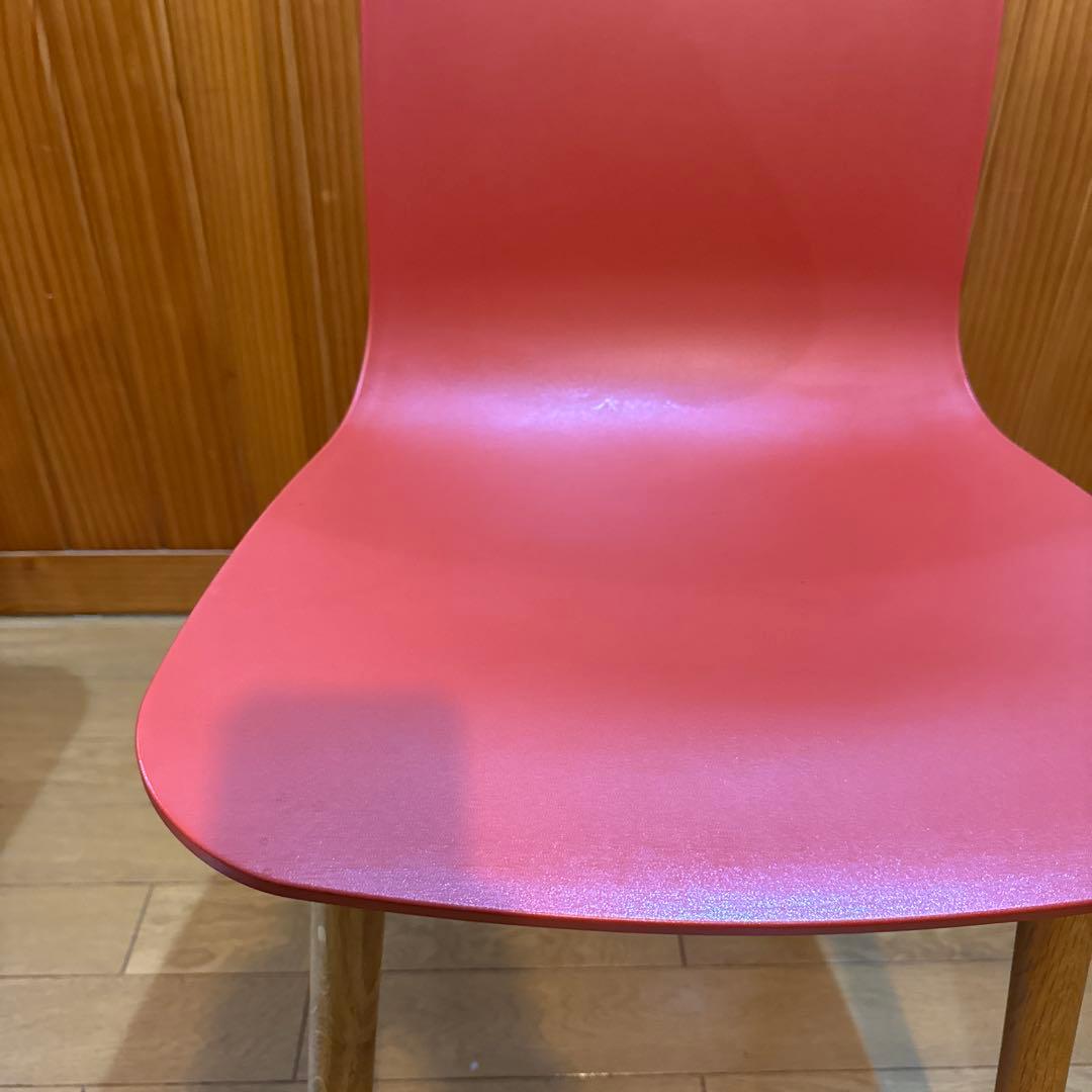 Vitra ヴィトラ HAL Wood チェア レッド　引取りお値引5,000円