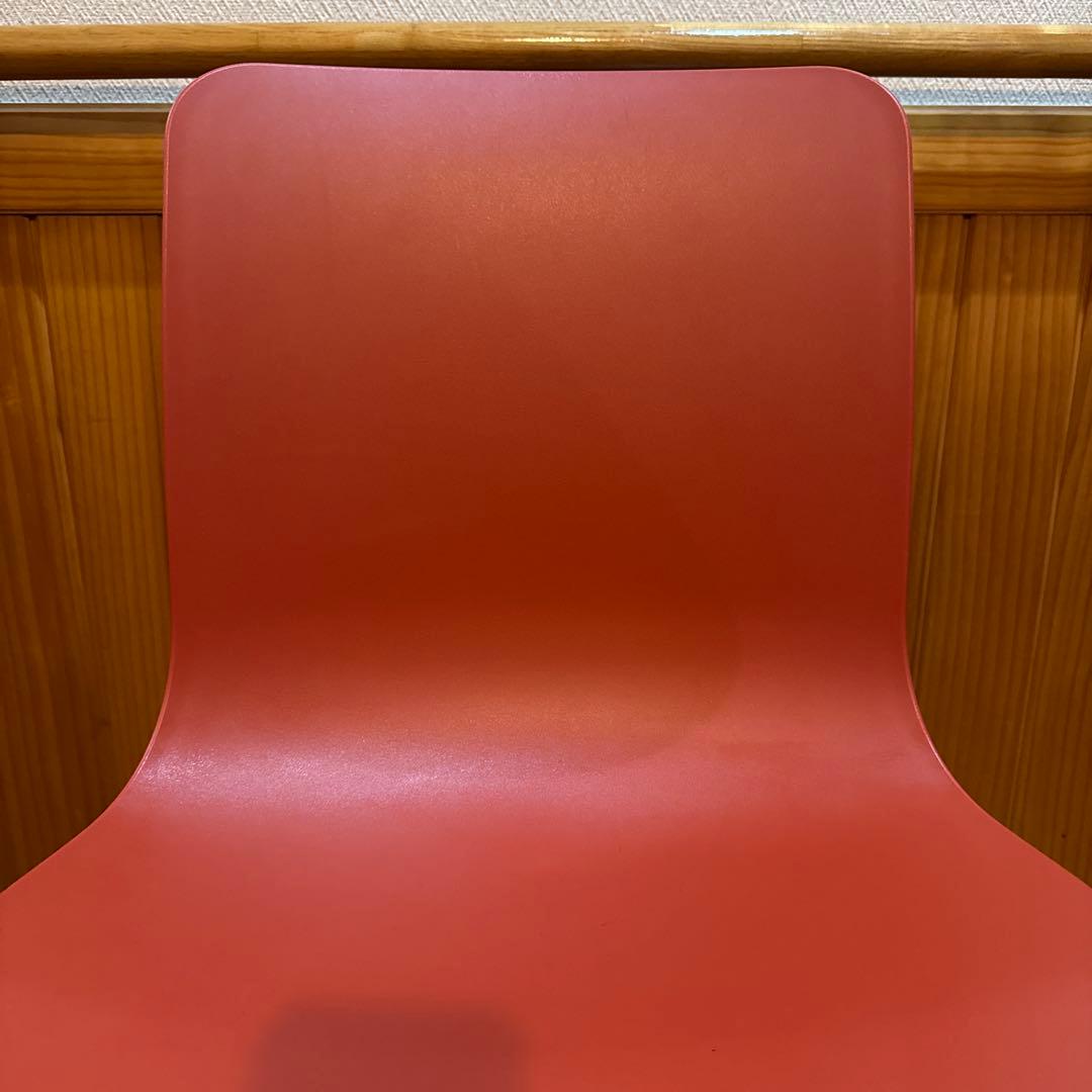 Vitra ヴィトラ HAL Wood チェア レッド　引取りお値引5,000円