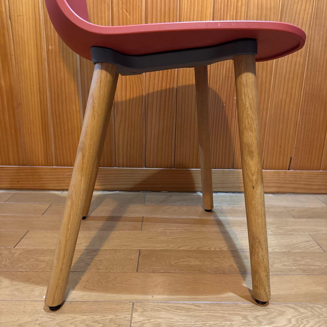 Vitra ヴィトラ HAL Wood チェア レッド　引取りお値引5,000円