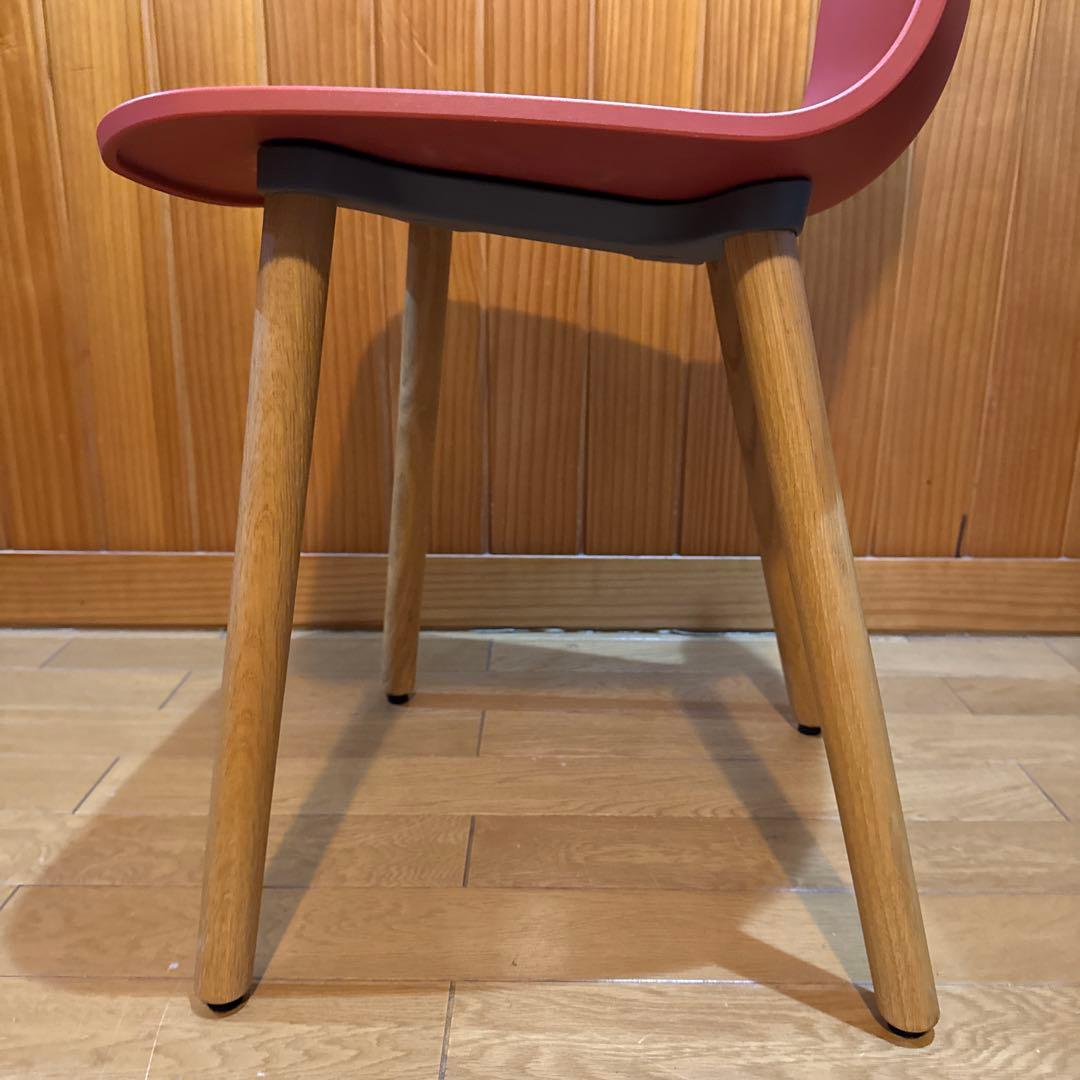 Vitra ヴィトラ HAL Wood チェア レッド　引取りお値引5,000円