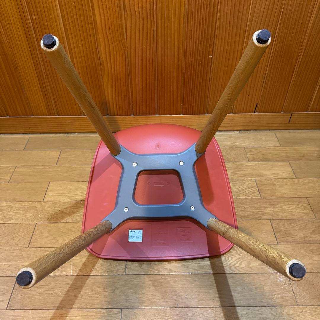 Vitra ヴィトラ HAL Wood チェア レッド　引取りお値引5,000円