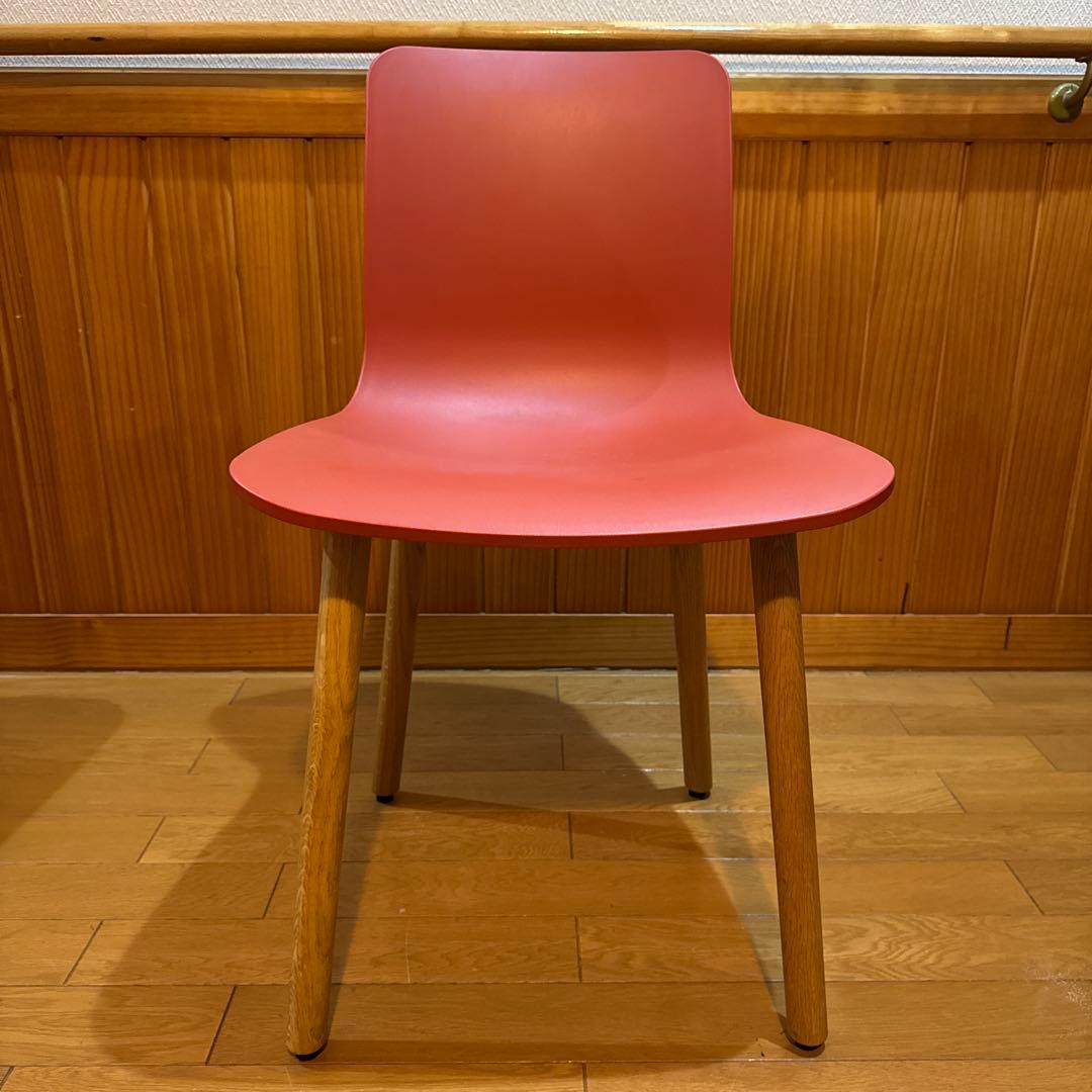 Vitra ヴィトラ HAL Wood チェア レッド　引取りお値引5,000円