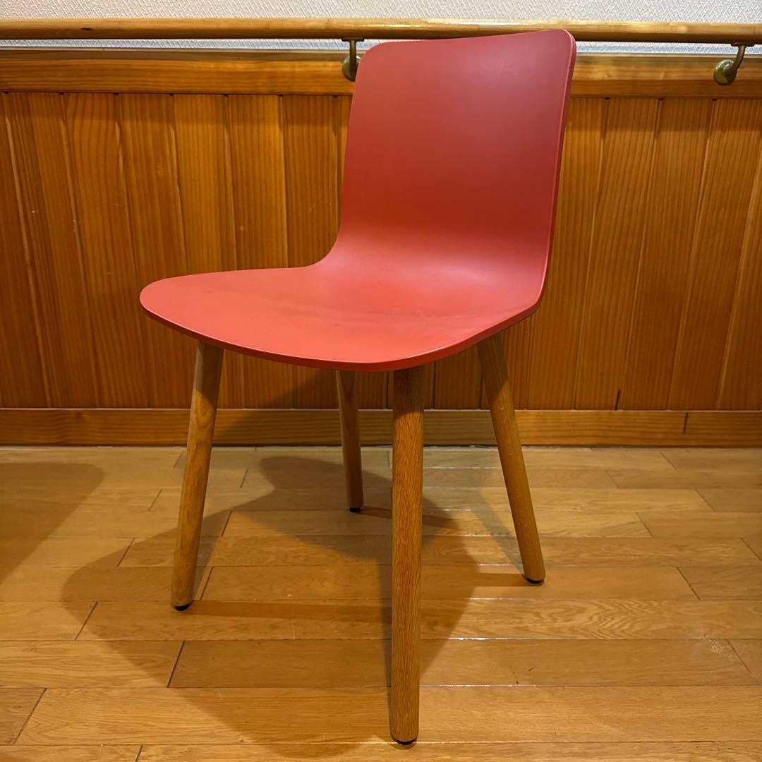 Vitra ヴィトラ HAL Wood チェア レッド　引取りお値引5,000円