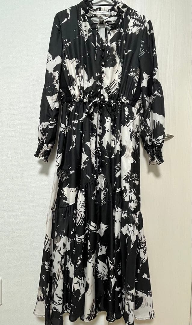 極美品 PINKY&DIANNE ロングワンピース