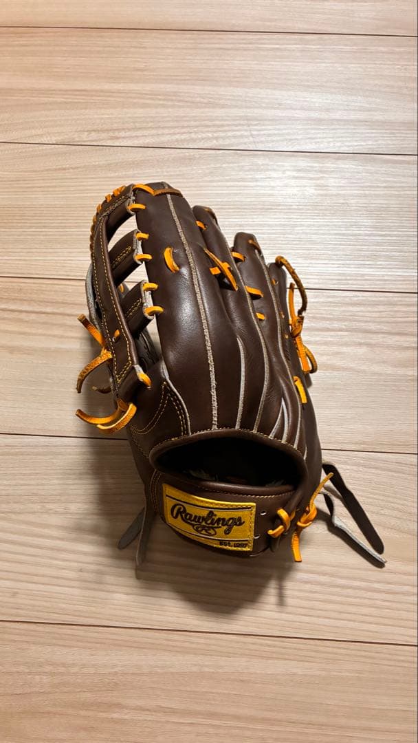 Rawlings 軟式グローブ ブラウン/オレンジ