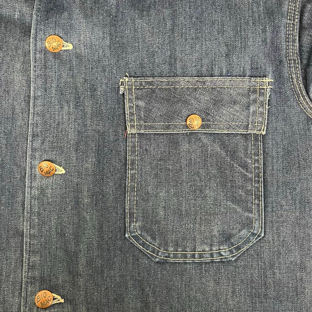 70'S BIG MAC 裏地ブランケット デニム カバーオール USA製