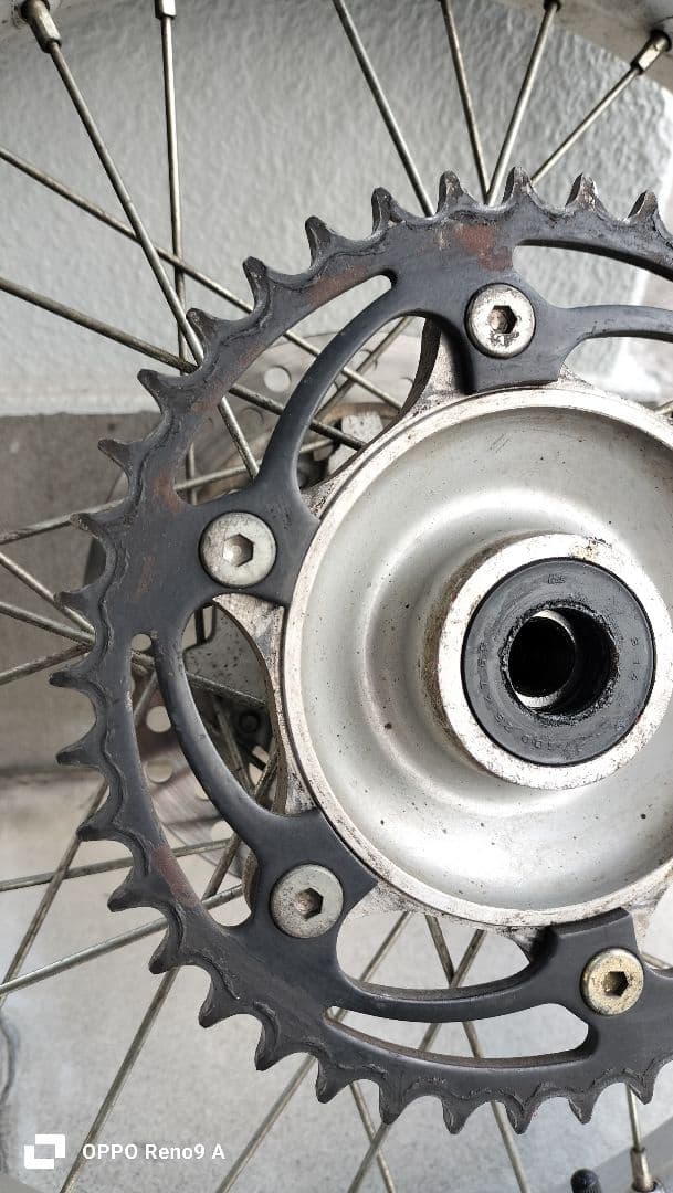 がっちゃん　XR250　md30後期　タイヤ、ホイール前後セット