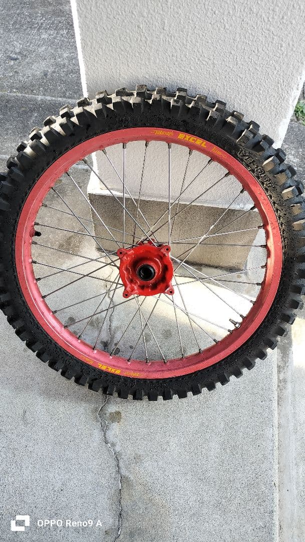 がっちゃん　XR250　md30後期　タイヤ、ホイール前後セット