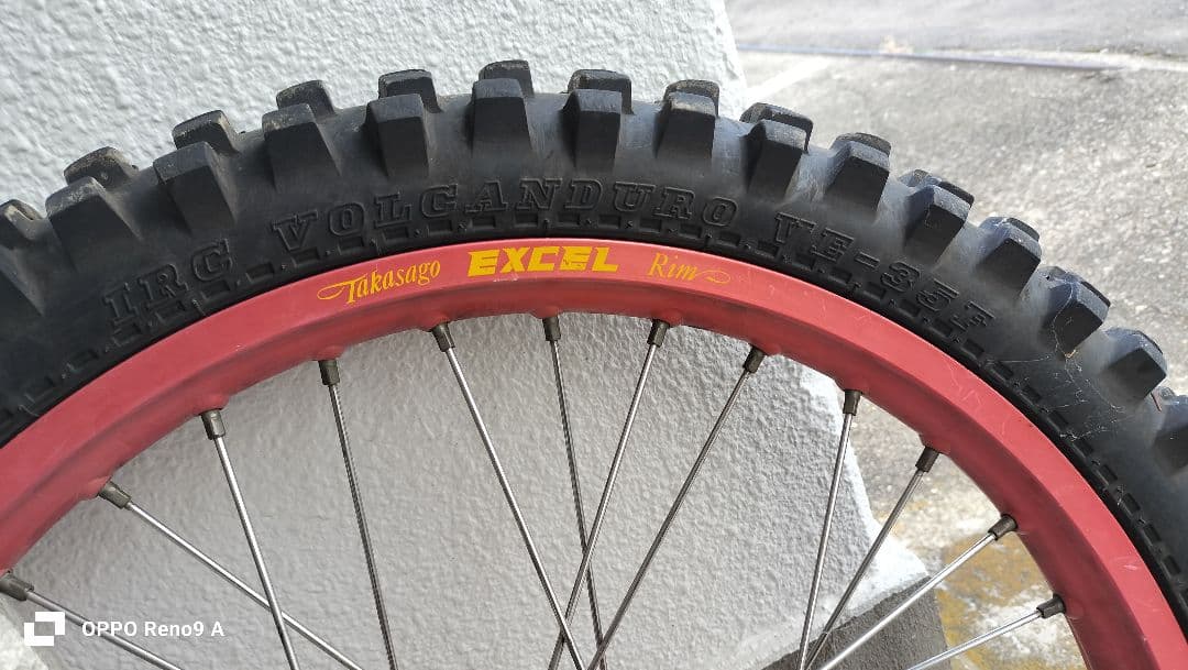 がっちゃん　XR250　md30後期　タイヤ、ホイール前後セット