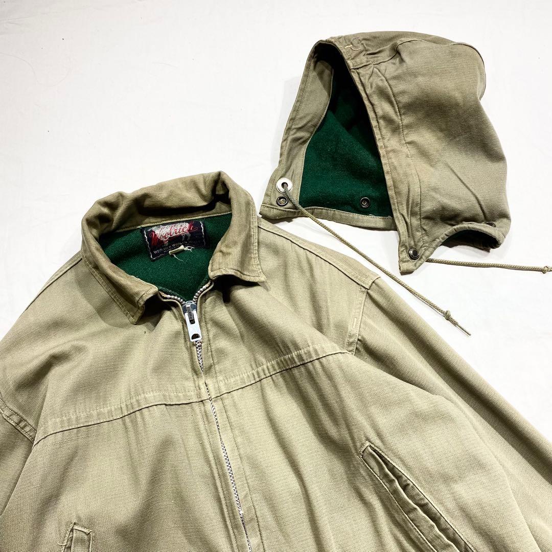 貴重60sビンテージWOOLRICHウールリッチダック地ワークジャケットL程古着