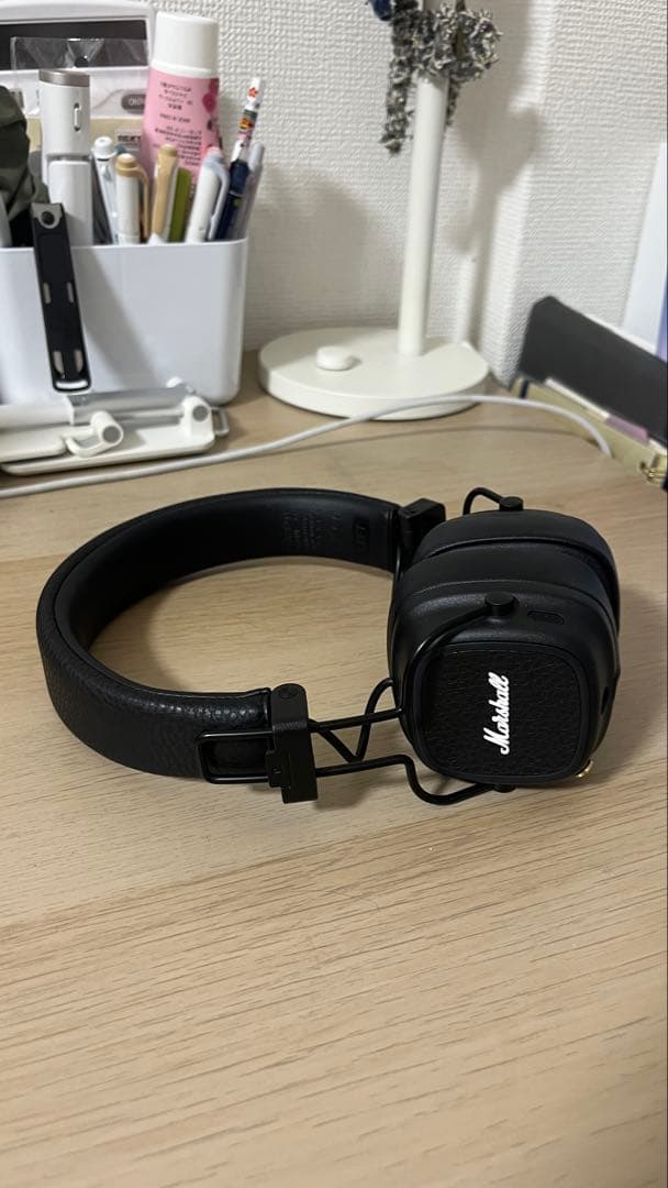 Marshall Major V ブラックワイヤレスヘッドホン