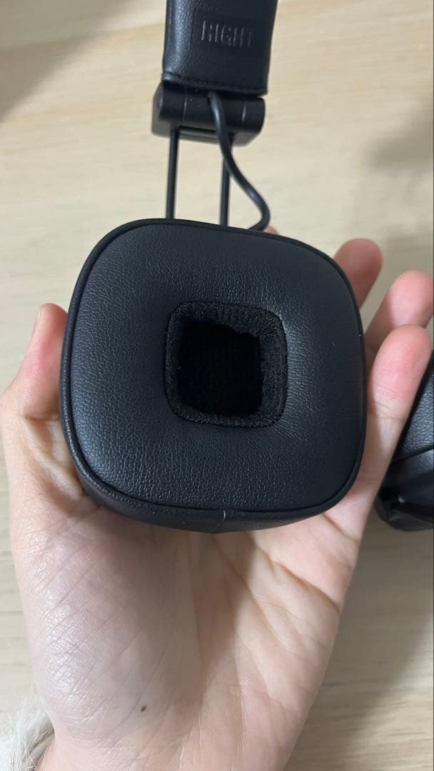 Marshall Major V ブラックワイヤレスヘッドホン