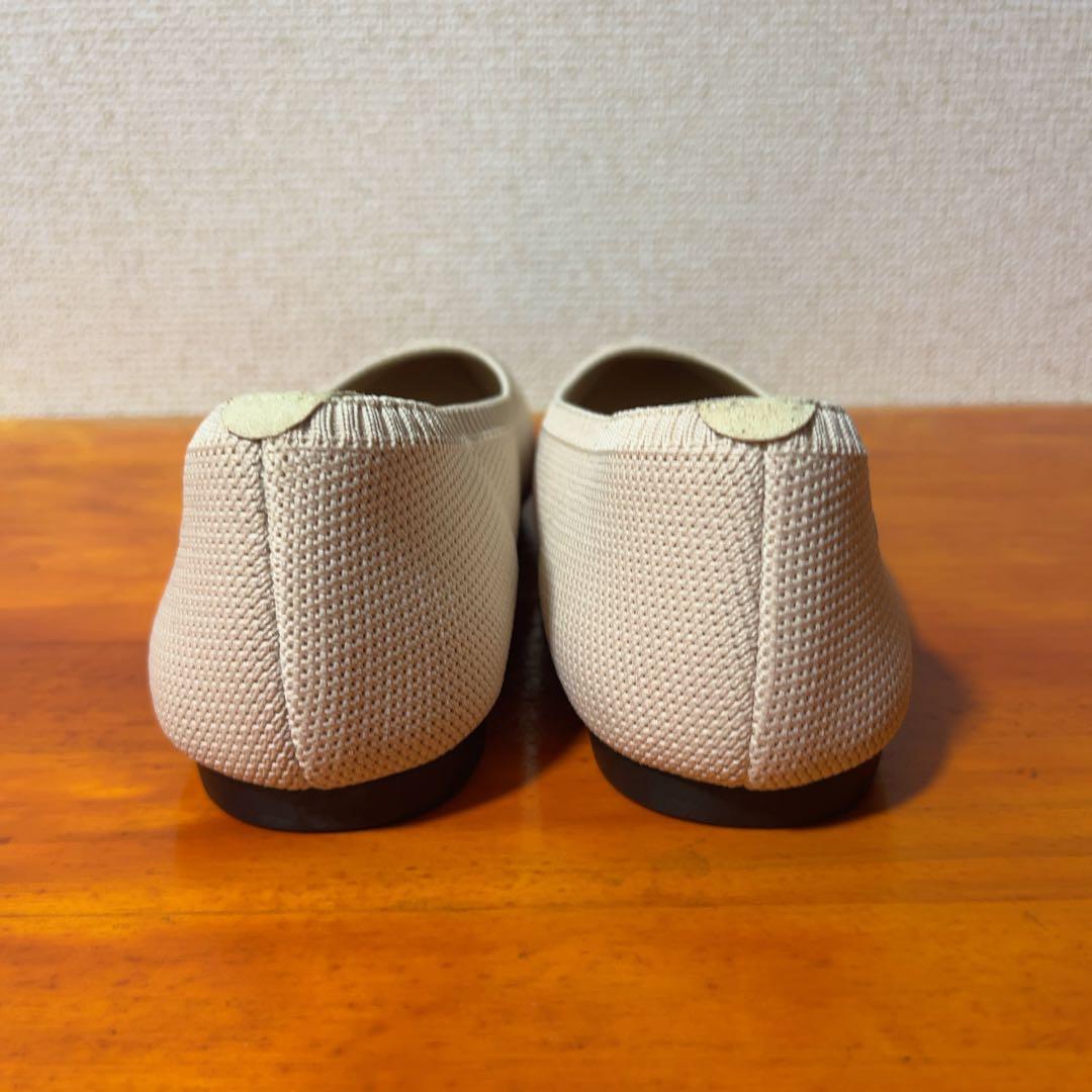 ❀1度のみ着用 ビバイア VIVAIA ニット フラットシューズ 24cm