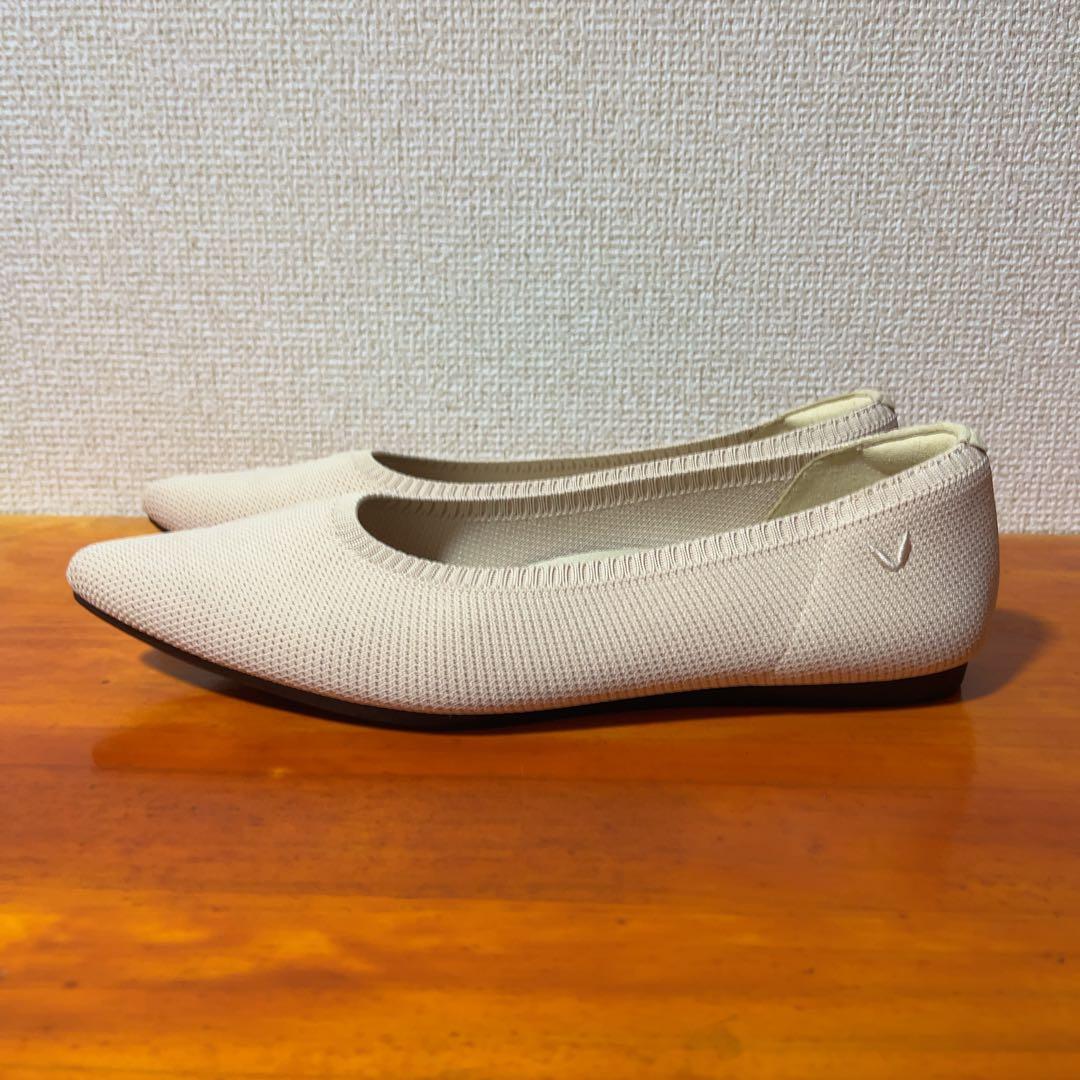 ❀1度のみ着用 ビバイア VIVAIA ニット フラットシューズ 24cm