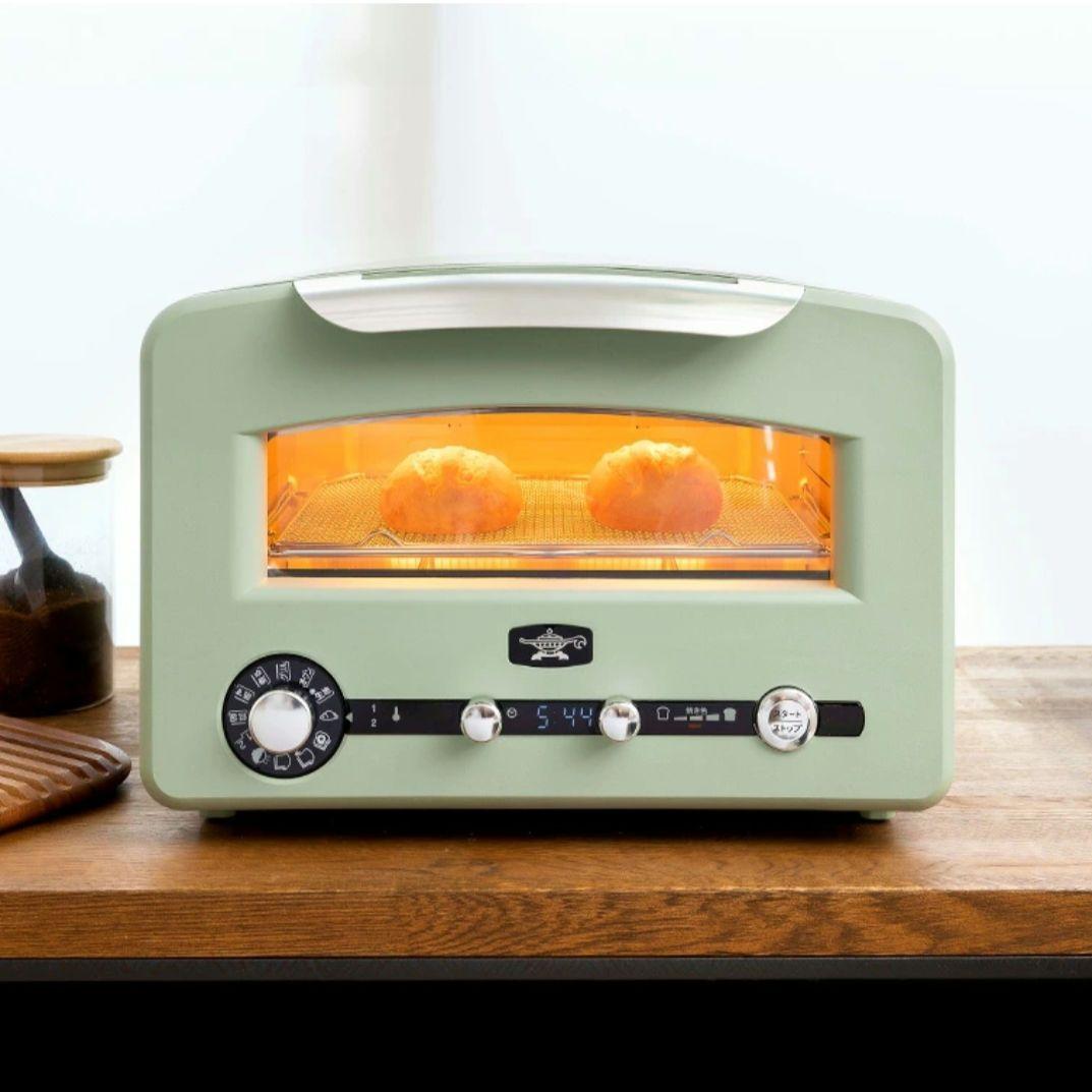 アラジン　AET-GP14B(G)　緑　グリーン　グラファイトグリル&トースター