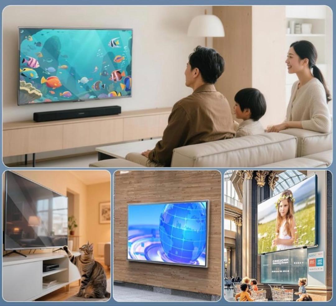 テレビ保護パネル 55インチ テレビカバー 反射防止 TV液晶ガード 耐衝撃