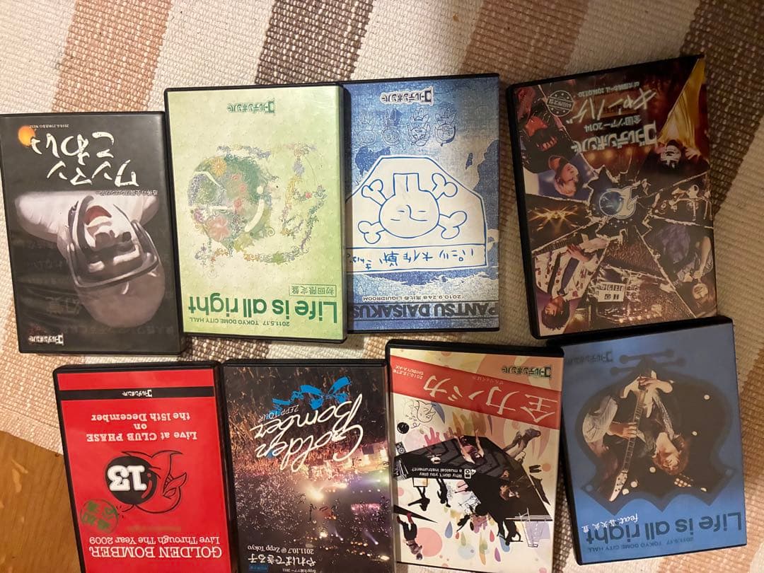 ゴールデンボンバー DVD ライブファンクラブ冊子 小物