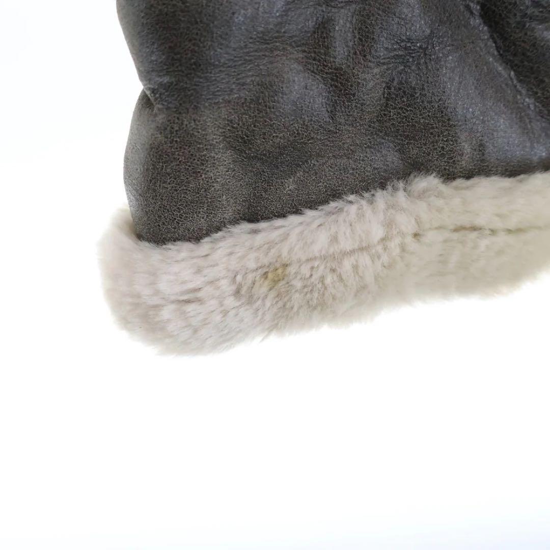 AVIREX B-3 ムートン レザー フライトジャケット