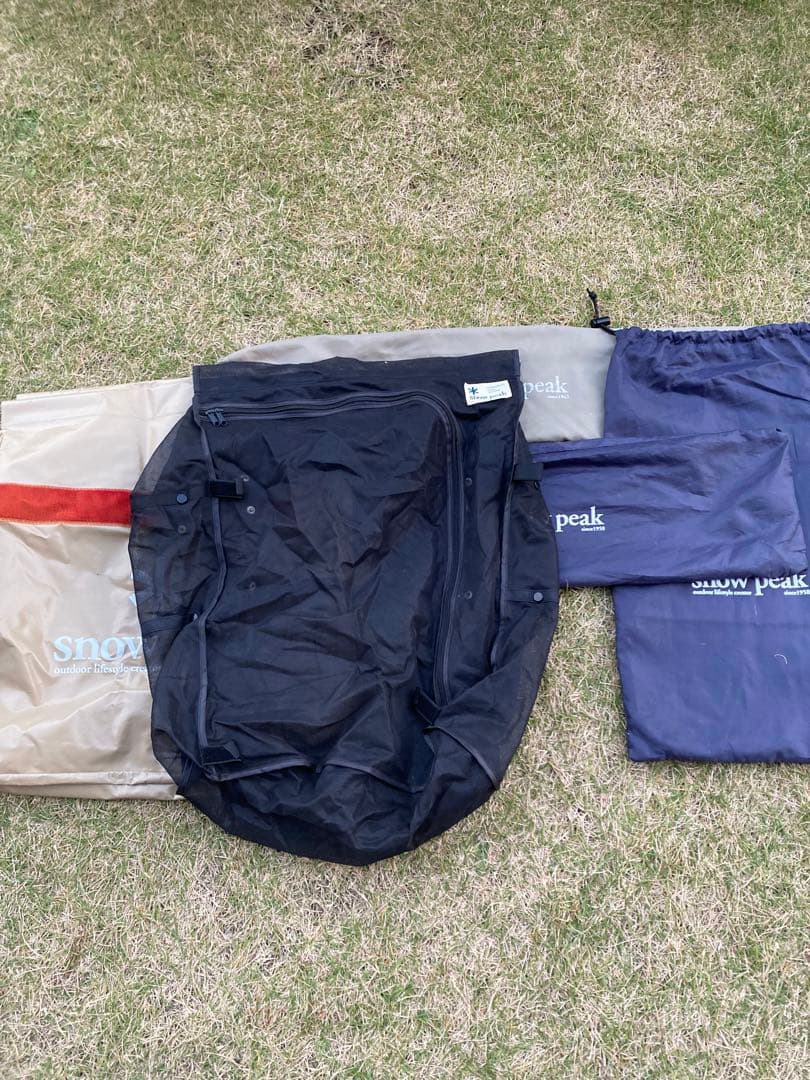 スノーピーク　ガビングスタンド　メッシュラックスタンド　バリスティックス