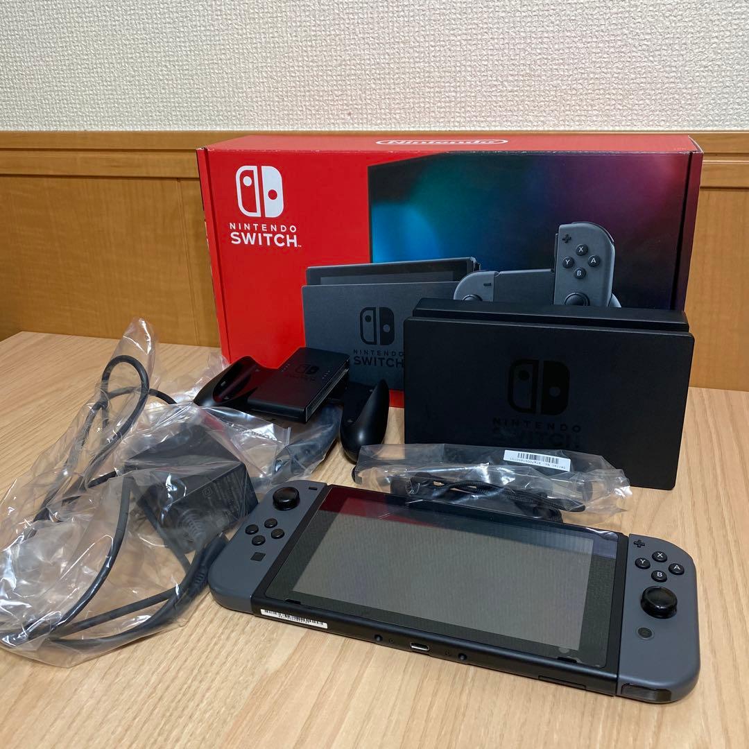 Nintendo Switch 本体 グレー　ケース付