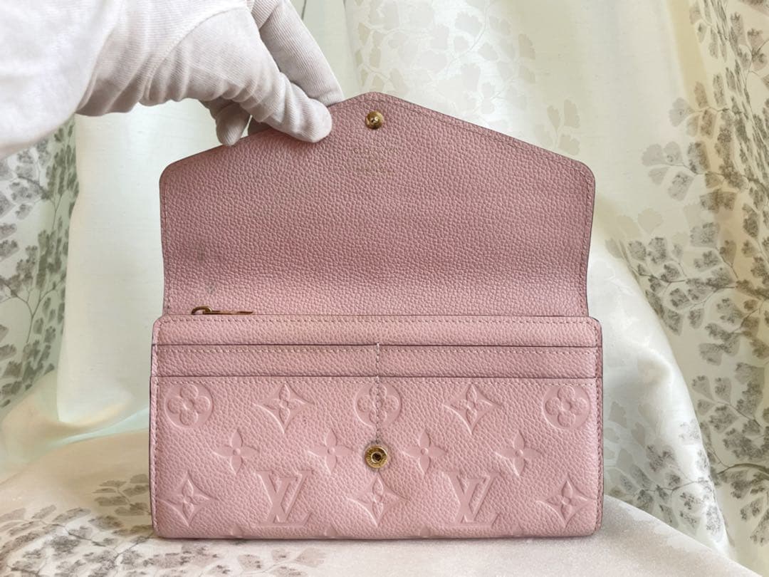 ルイヴィトン 長財布 モノグラムアンプラント ポルトフォイユ・サラ