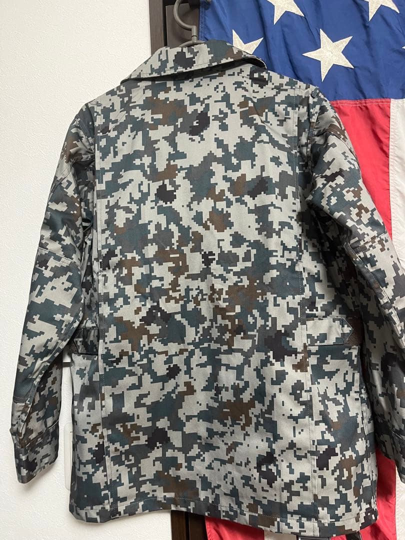 空自迷彩デジタル　作業服　戦闘服　ベルト 3点セット　5A Mサイズ　サバゲー