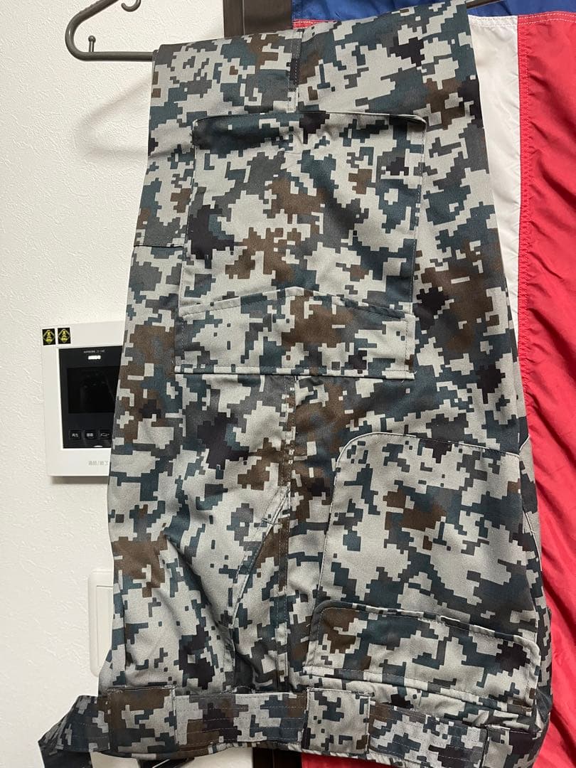 空自迷彩デジタル　作業服　戦闘服　ベルト 3点セット　5A Mサイズ　サバゲー