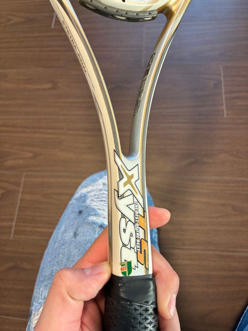 Xyst TS ホワイト×ゴールド　ソフトテニスラケット
