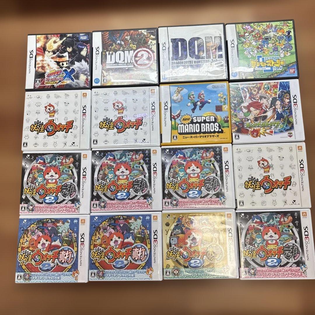 任天堂3DSソフト　DSソフト 16本セット　妖怪ウォッチ他