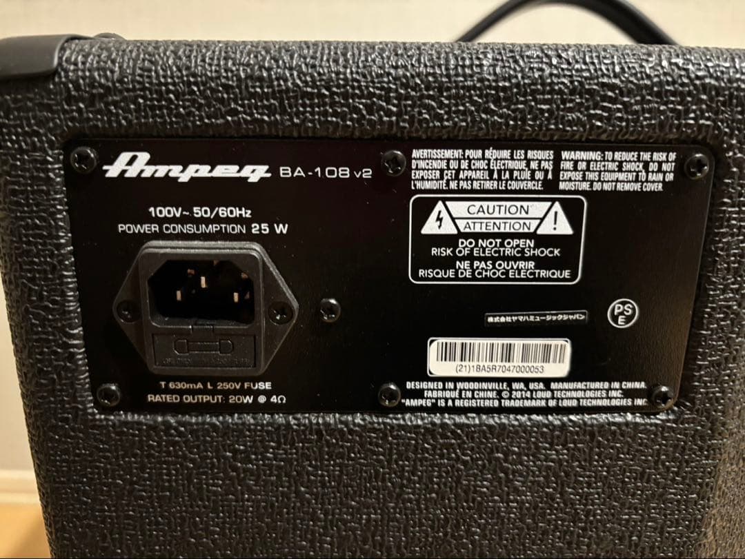 Ampeg BA-108 ベース用アンプ