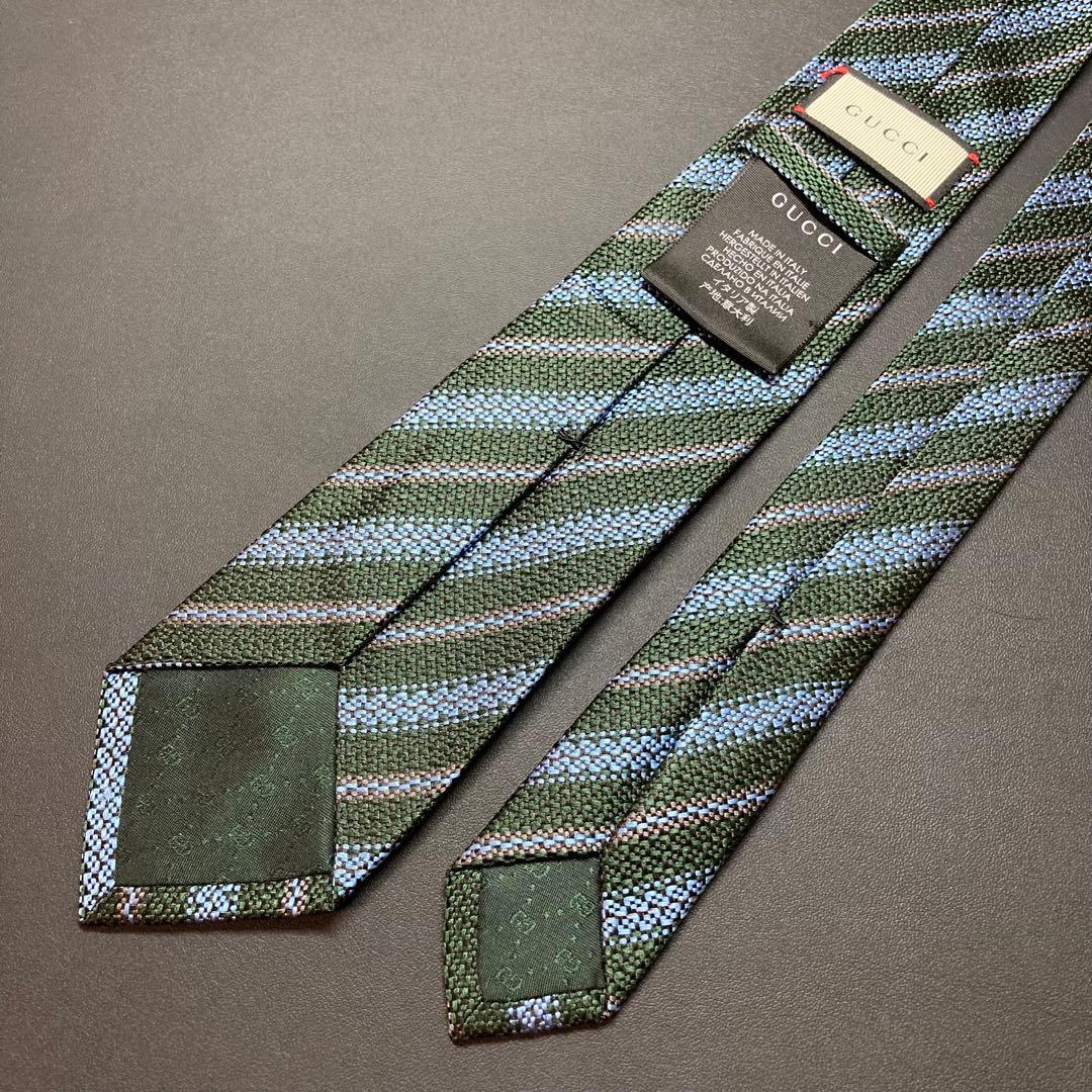 yoshiさま専用【美品】GUCCI グッチ　ネクタイ　ストライプ