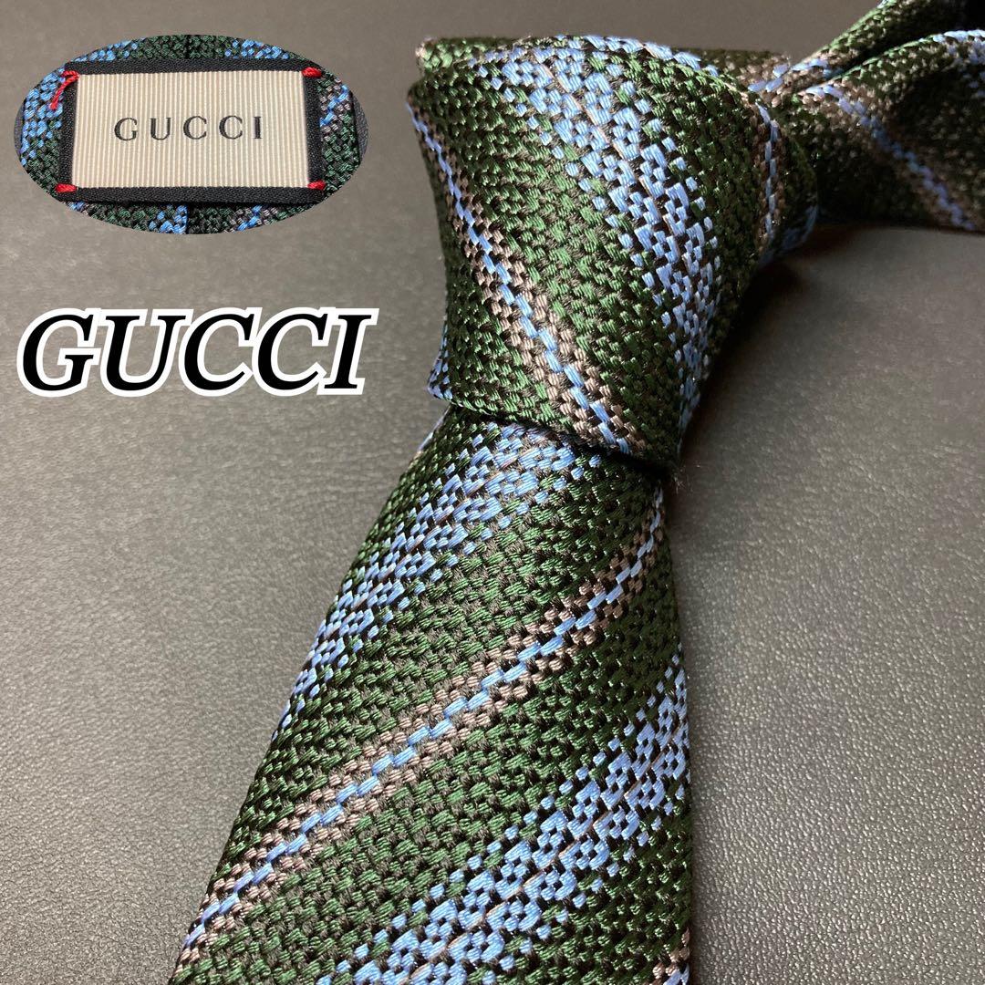 yoshiさま専用【美品】GUCCI グッチ　ネクタイ　ストライプ
