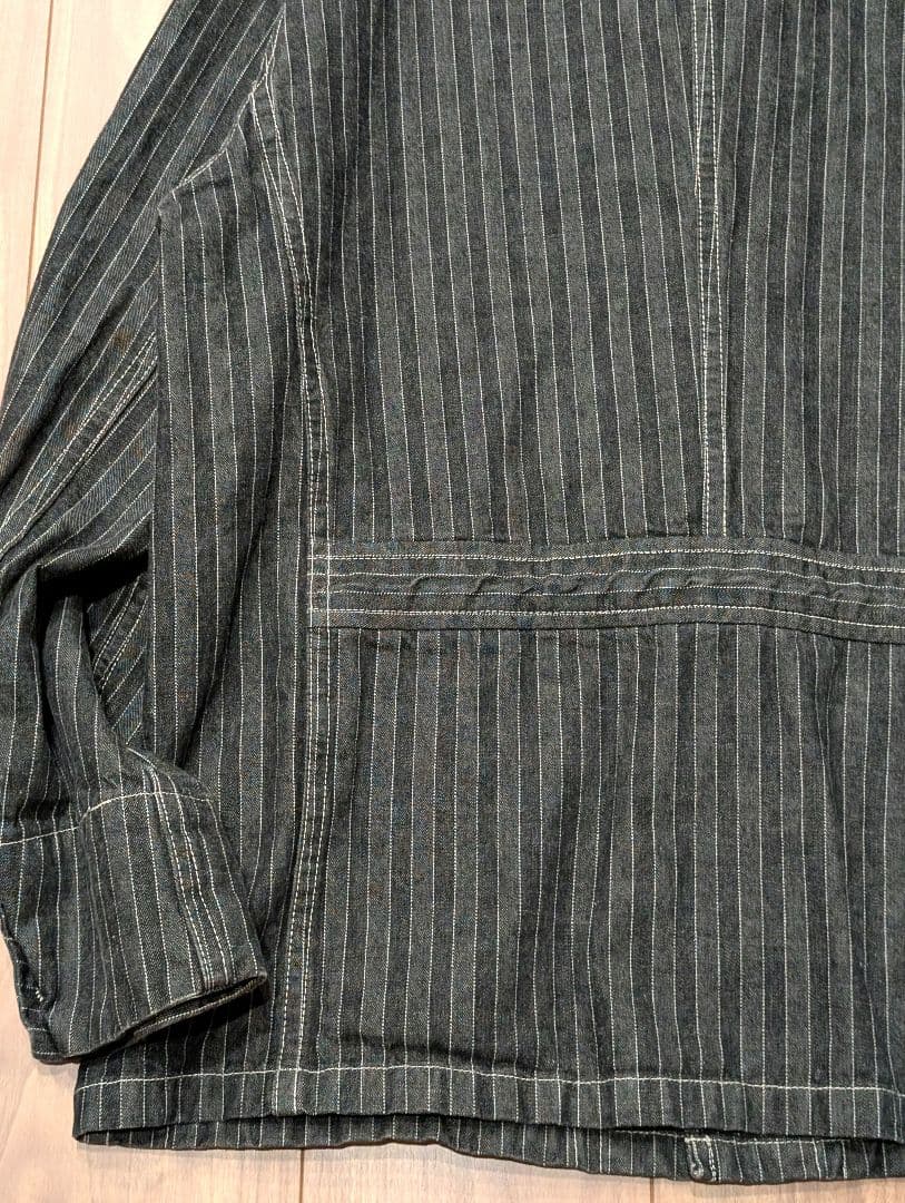 売り尽くし　最終値下げ　希少　SUGAR CANE ストライプカバーオール 40