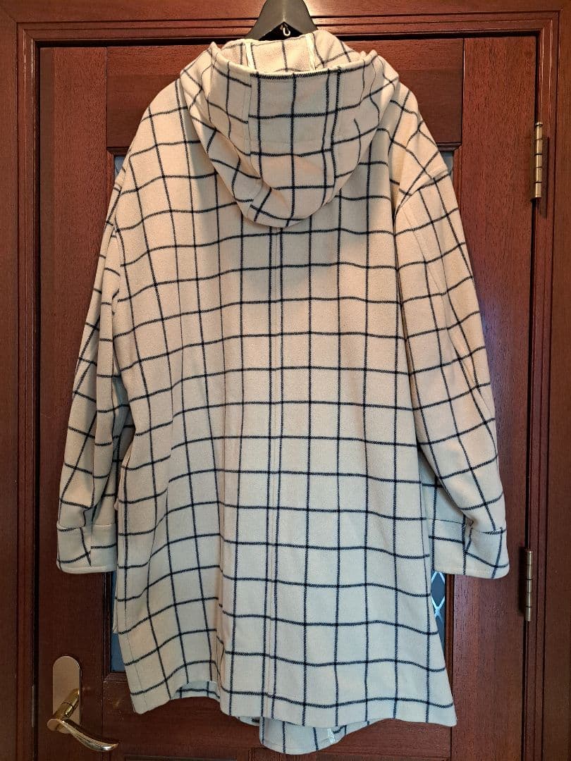 ✨VERSACE JEANS COUTURE✨ チェック柄ダッフルコートLサイズ