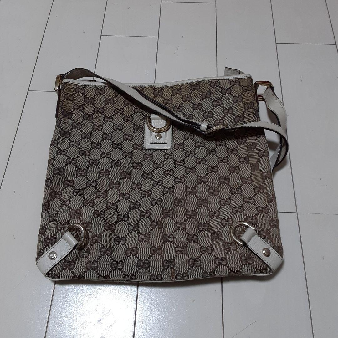 GUCCI グッチ アビー GGキャンバス ショルダーバッグ 斜め掛け