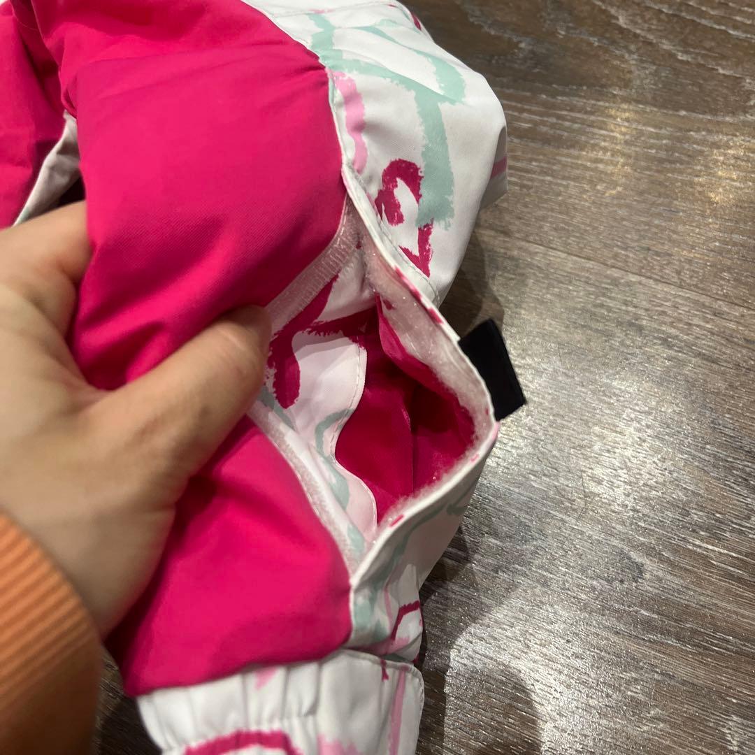 ロキシー　ROXY スキーウェア　6〜7T 120 130つなぎ　雪遊び　女の子