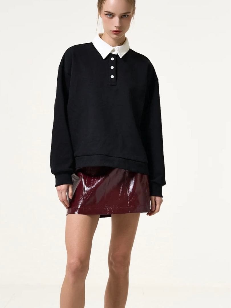 トップス THE TOE Embankment Sweatshirt M Black