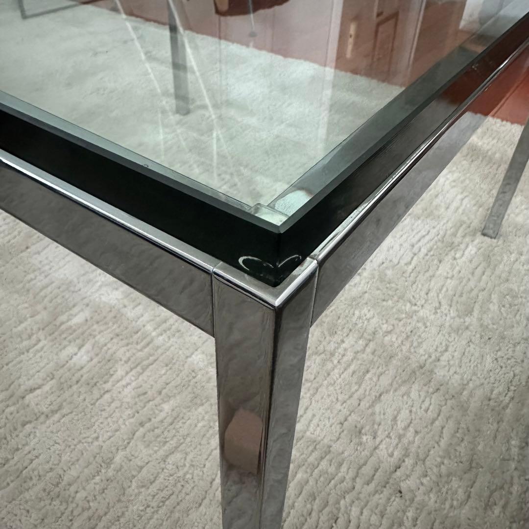 【Hi K】Knoll 定価17万円　ガラストップ コーヒテーブル