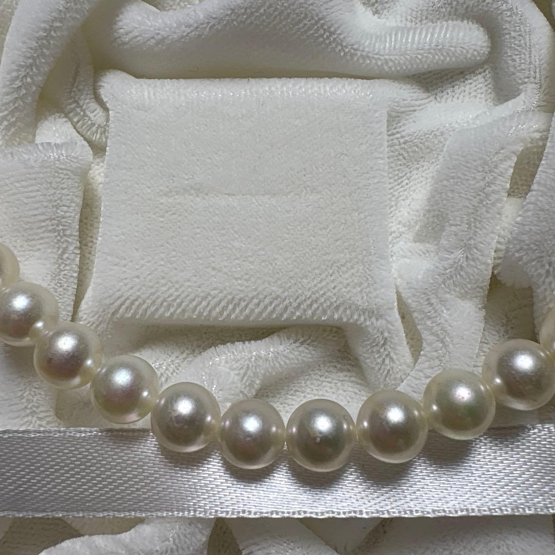 【交渉OK】白百合真珠　ネックレス・イヤリング　　フォーマル　本真珠　アコヤ貝