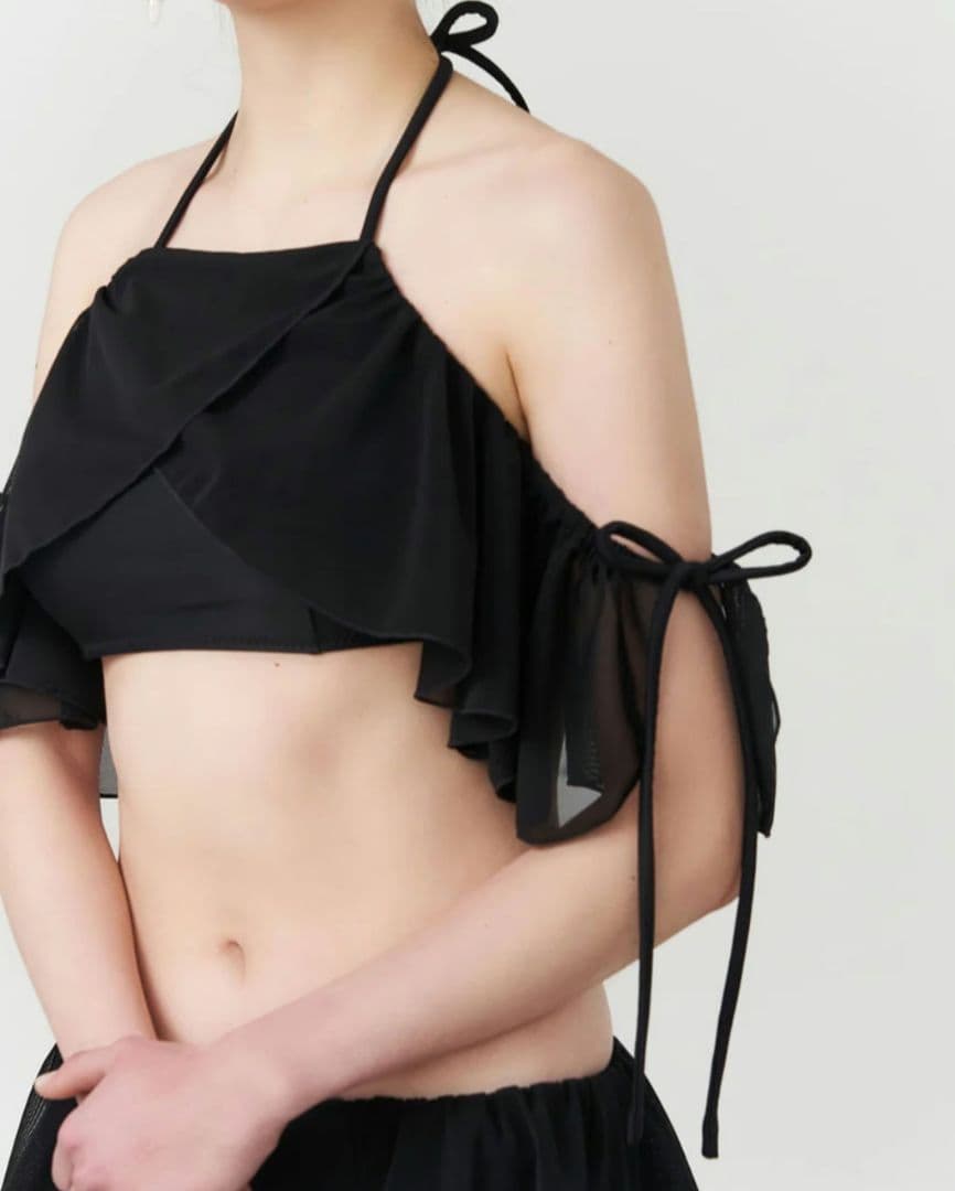 Pam Bikini ビキニ セパレート ギャザーフリル メッシュ ZARA