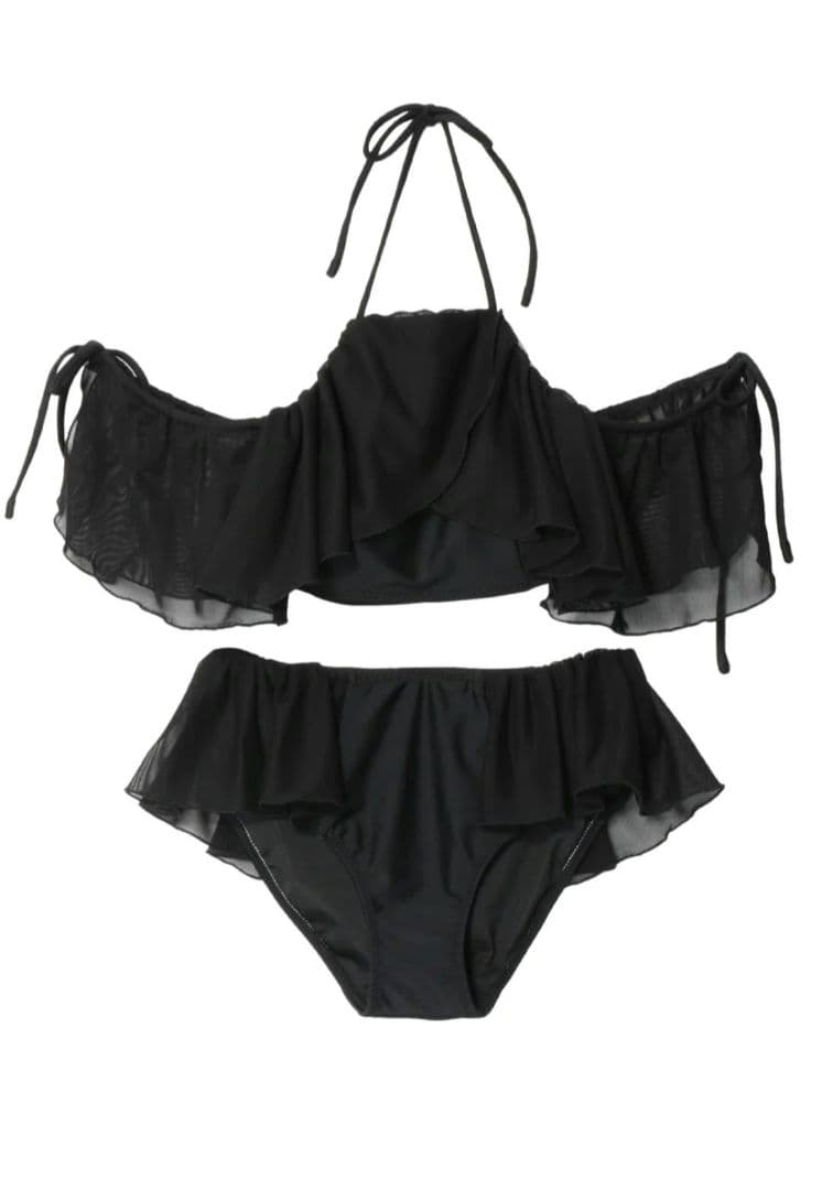 Pam Bikini ビキニ セパレート ギャザーフリル メッシュ ZARA