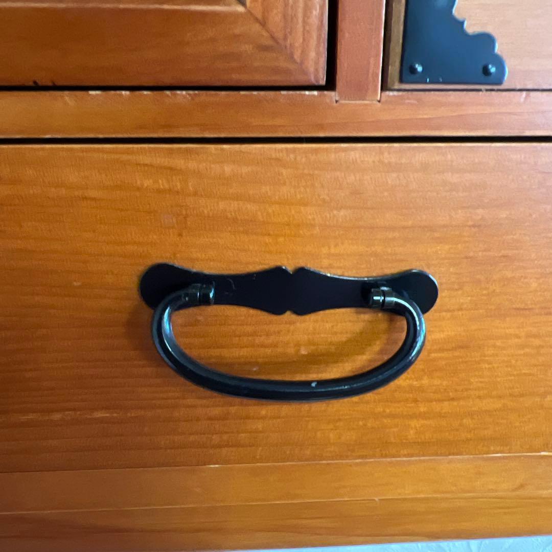 小箪笥 民芸家具 和家具 からくり箪笥 レトロ 戸棚 引き出し