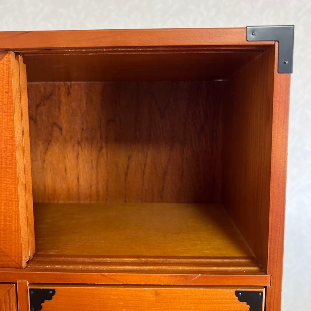 小箪笥 民芸家具 和家具 からくり箪笥 レトロ 戸棚 引き出し