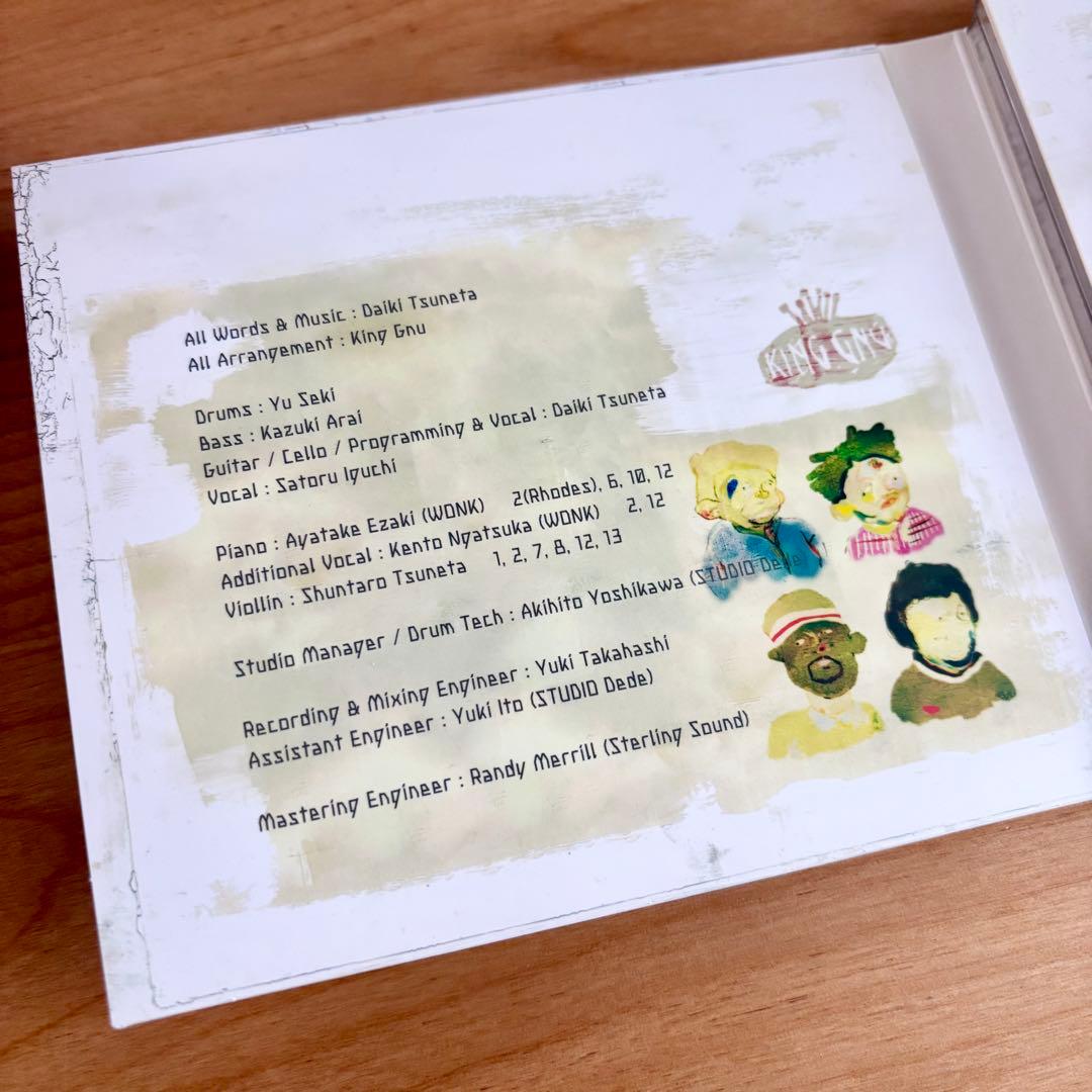 初回生産限定盤【CD+DVD】King Gnu『sympa』, 他アルバム2枚