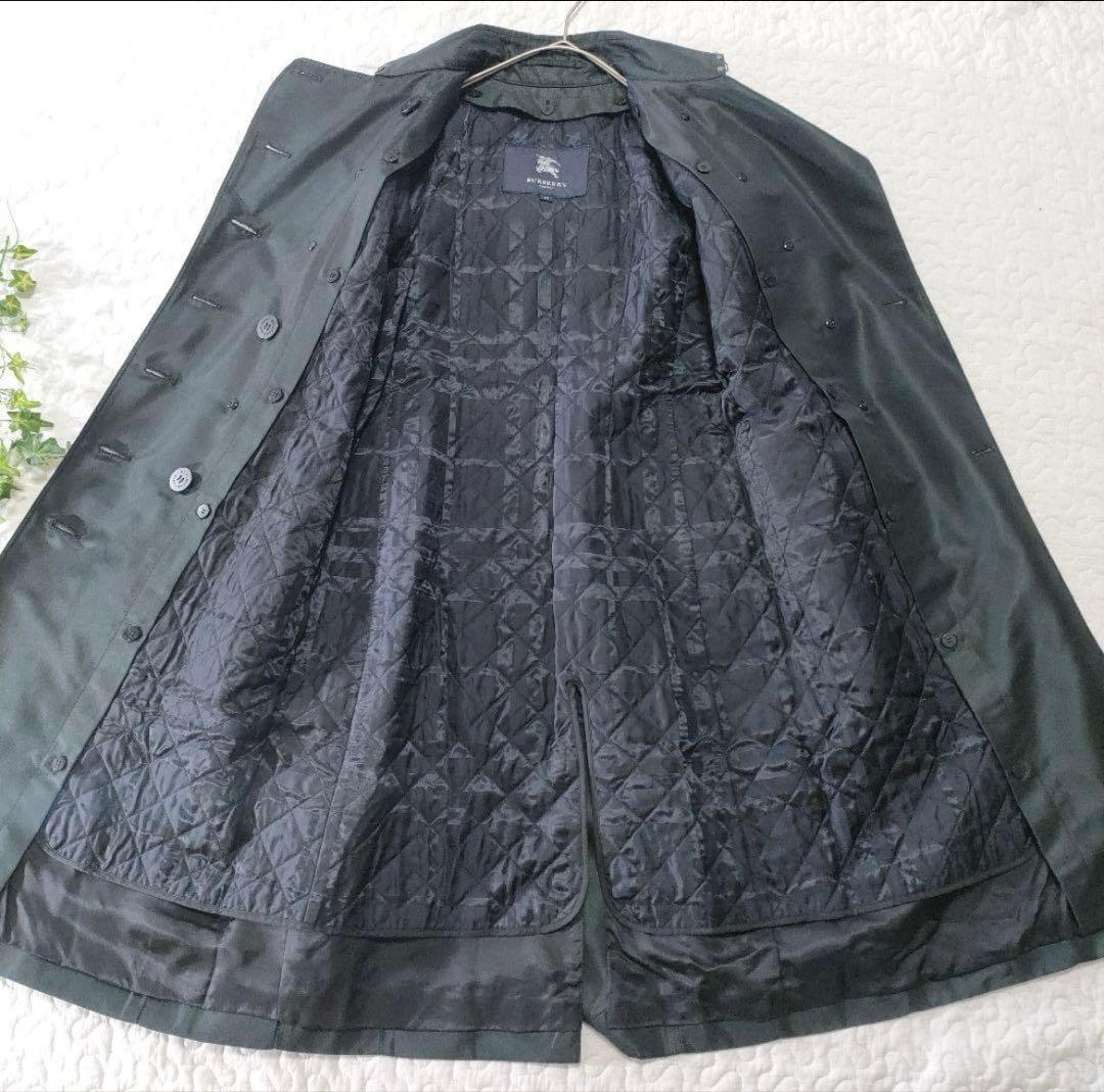 極美品バーバリーロンドン トレンチコートブラック　黒 L キルティングライナー付
