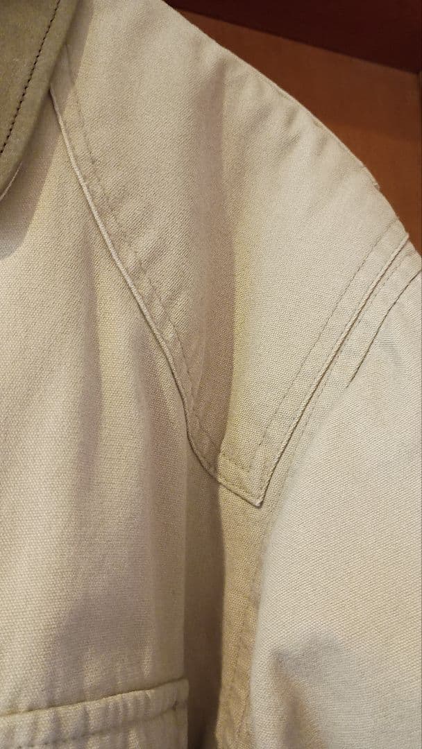 90s free country usa hunting jacket 襟レザー