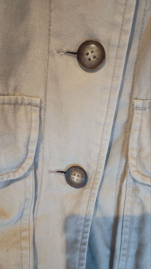 90s free country usa hunting jacket 襟レザー